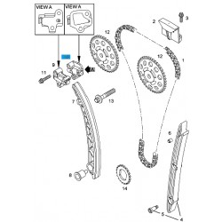 Napinacz łańcucha rozrządu GM55562235 (Opel Adam, Ampera, Astra, Cascada, Corsa, Insignia, Meriva, Mokka, Tigra, Zafira C)
