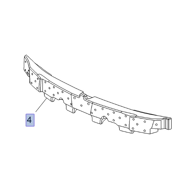 Absorber przedniego zderzaka 22787150 (Insignia)