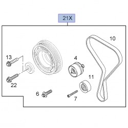 Komplet, zestaw rozrządu Z16XE,Z16XEP 95516739 (Astra G,H, Corsa D, Meriva A, Insignia, Vectra C, Zafira B)