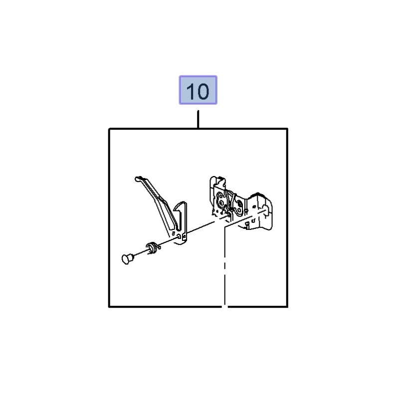 Mechanizm otwierania maski 20938344 (Insignia)