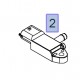 Czujnik różnicowy DPF, ciśnienia spalin 55566186 (Astra, Corsa, Insignia, Meriva, Mokka, Zafira)