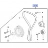 Zestaw rozrządu 1.6, 1.6 Turbo 95520406 (Astra G, H, Corsa D, Insignia A, Meriva A, Vectra C, Zafira B)