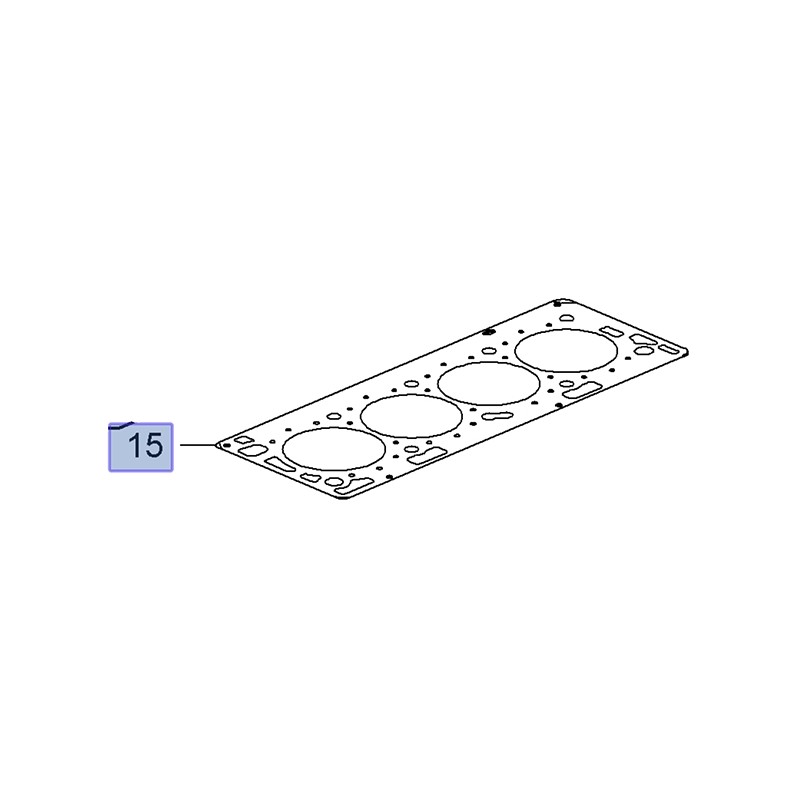 Uszczelka głowicy 55355578 (Astra H, J, Corsa D, E, Insignia A, Meriva A, Mokka, Signum, Vectra C, Zafira B, C)