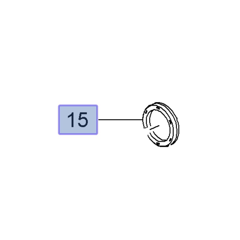 Uszczelka wału korbowego 24465791 (Astra G, H, J, Corsa C, D, E, Insignia A, Meriva A, Mokka, Signum, Vectra C, Zafira B, C)