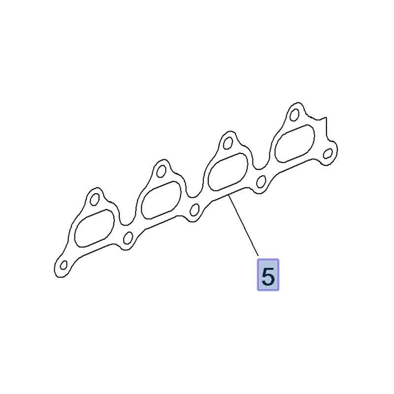 Uszczelka kolektora wydechowego 55355619 (Astra H, J, Corsa D, E, Insignia A, Meriva A, Zafira B, C)