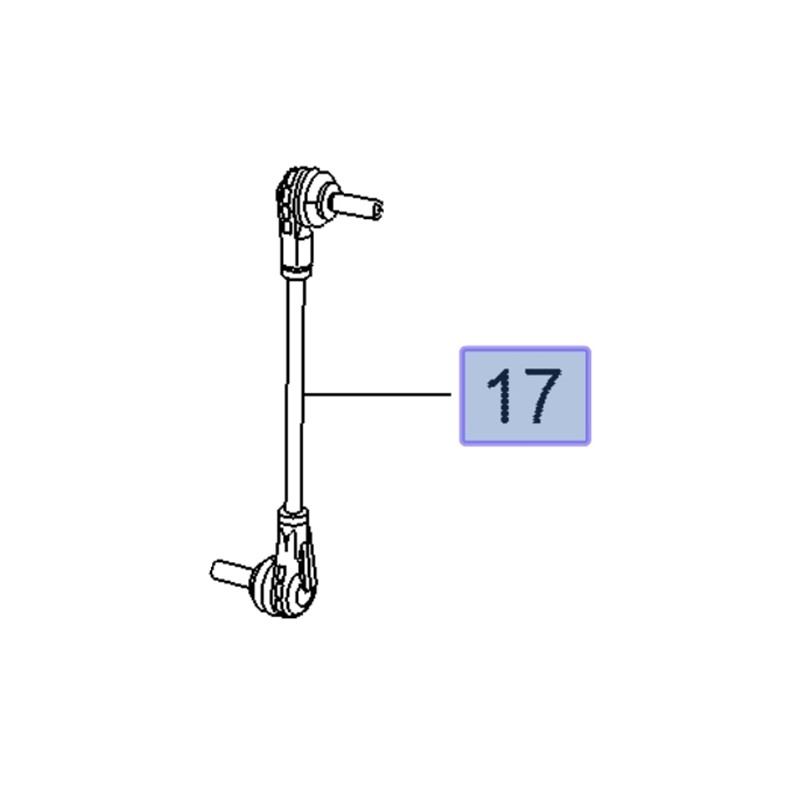 Łącznik stabilizatora przedniego, prawy 84077103 (Insignia B)