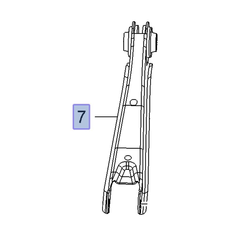 Wahacz tylny dolny 22978381 (Insignia B)