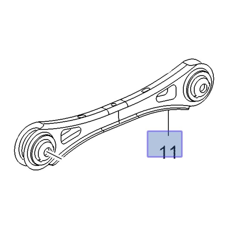 Wahacz tylny dolny, prawy 22985457 (Insignia B)