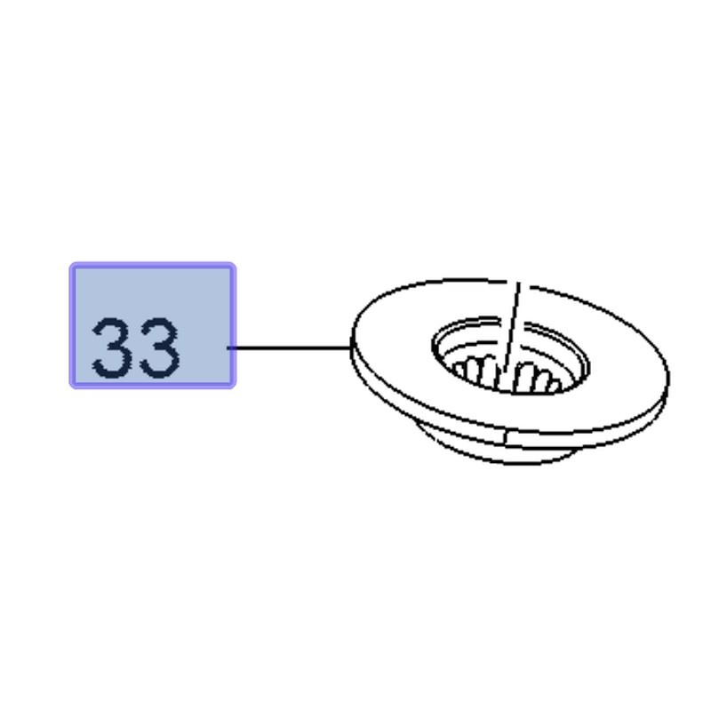 Izolacja górna sprężyny tylnej 23330982 (Insignia B)