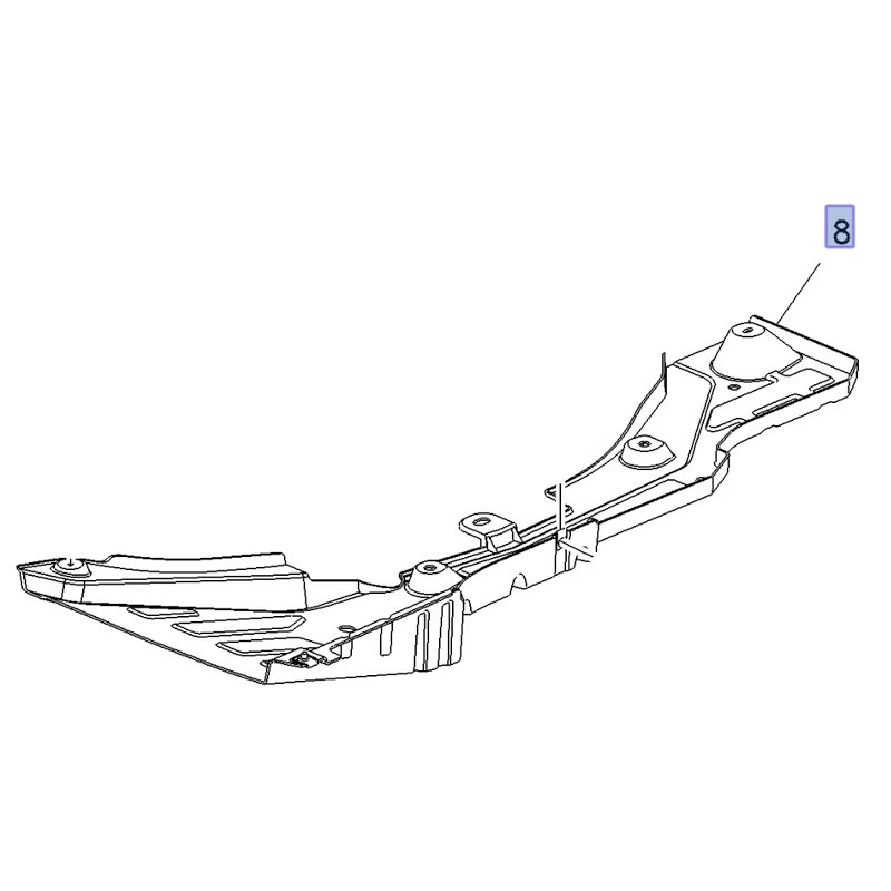 Osłona plastikowa pod silnik 84167102 (Astra K)