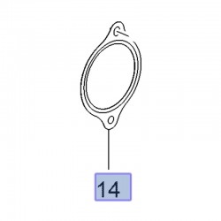 Uszczelka obudowy termostatu 1.0, 1.4 12649163 (Adam, Astra K, Corsa E, Insignia B, Mokka X)