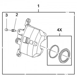 Zacisk hamulcowy przód, lewy 95526043 (Insignia B)