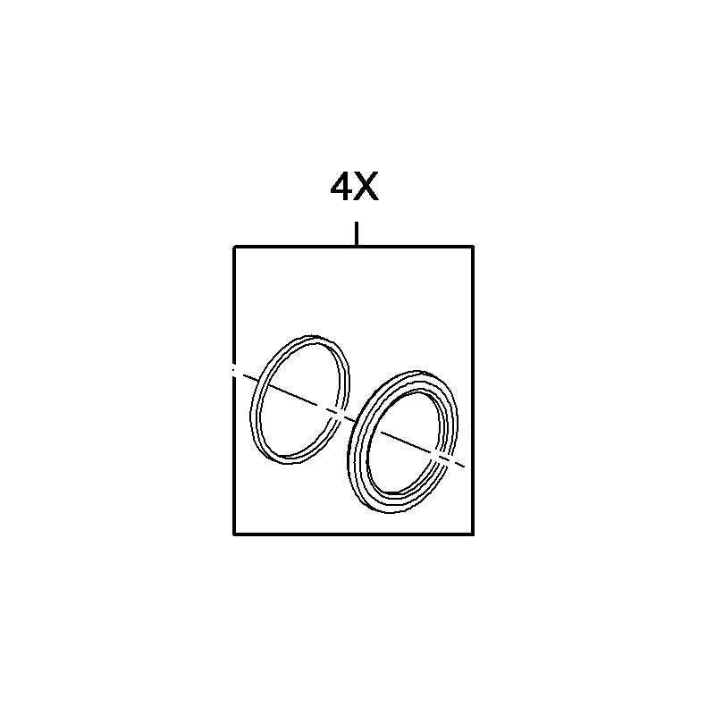 Zestaw naprawczy zacisku hamulcowego 13514095 (Insignia B)