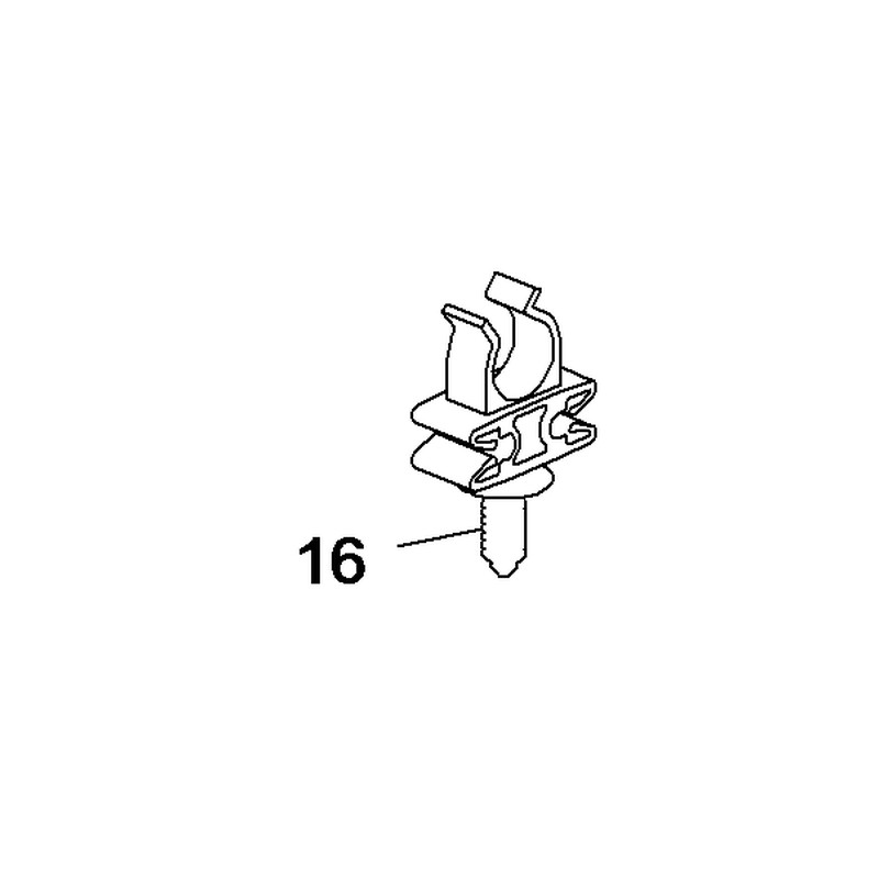 Spinka przewodu hamulcowego 23322095 (Insignia B)