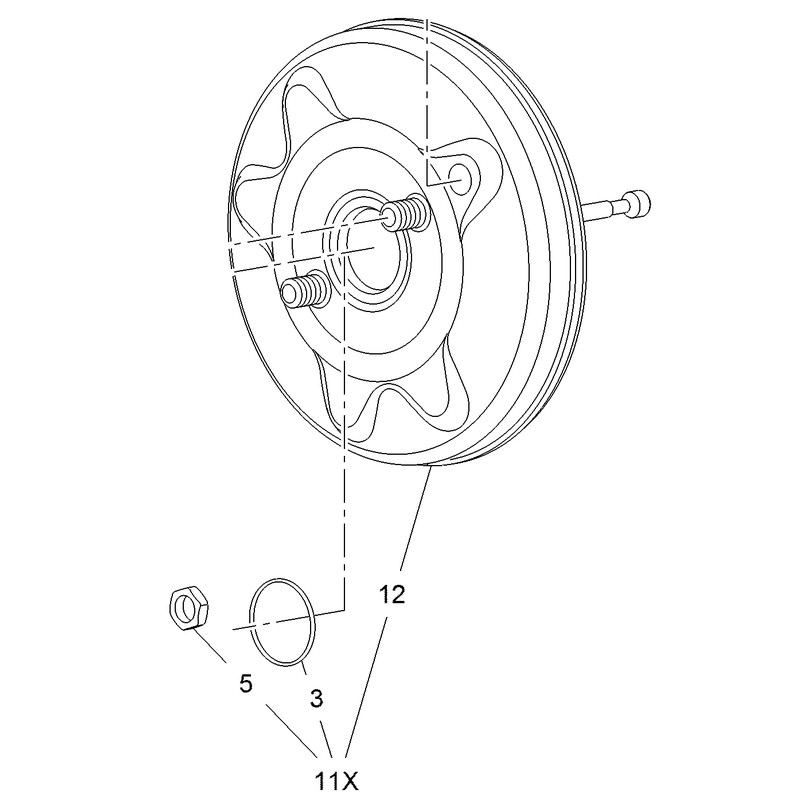 Serwo hamulcowe 84651014 (Insignia B)