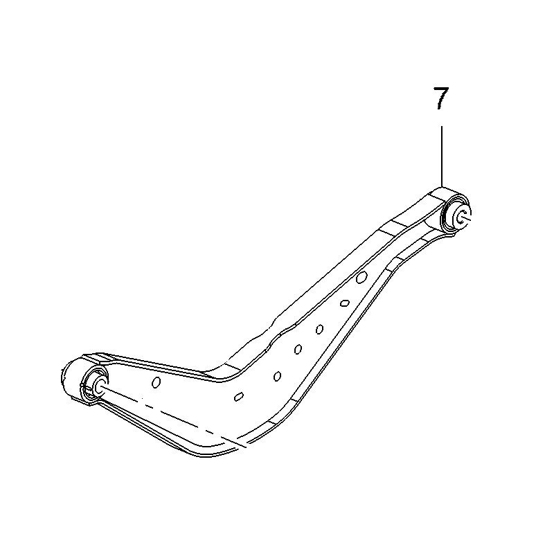 Wahacz tylny prawy 84708921 (Insignia B)