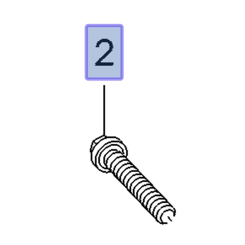 Śruba wahacza tylnego dolnego 11611841 (Insignia B)