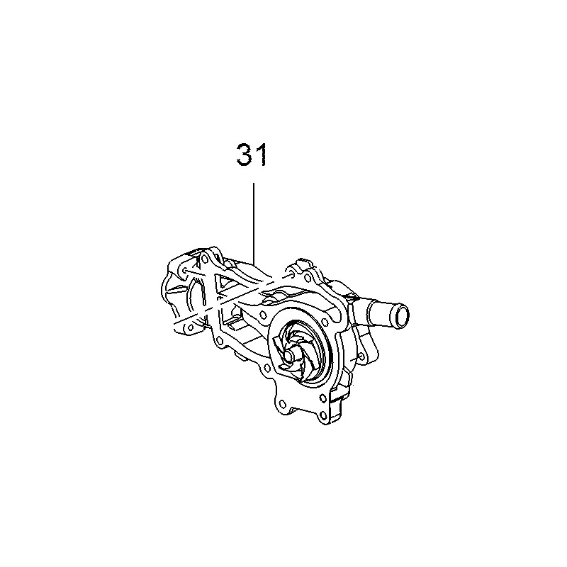 Pompa wody 95531269 (Adam, Astra J, Cascada, Corsa D, E, Insignia A, Meriva B, Mokka, Zafira C)