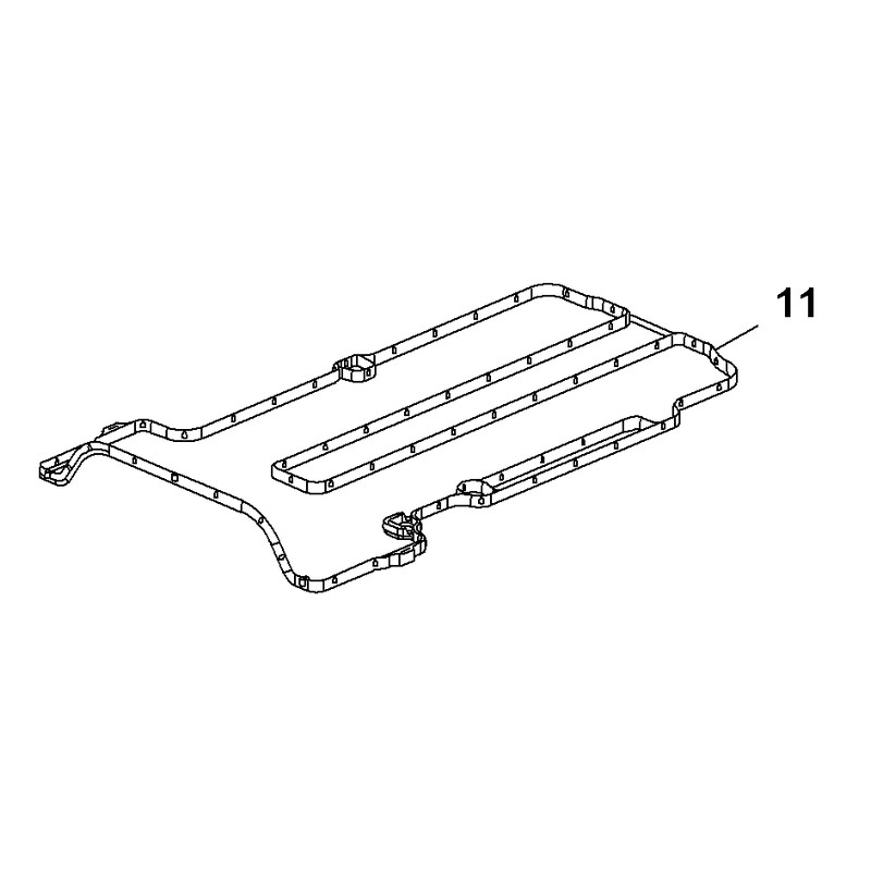 Uszczelka pokrywy zaworów 25198753 (Adam, Astra J, Cascada, Corsa D, E, Insignia A, Meriva B, Mokka, Zafira C)