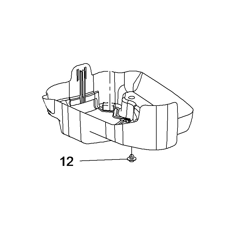 Nakrętka YR00160180 (Antara, Astra J, K, Cascada, Insignia A, B, Mokka X, Zafira C)