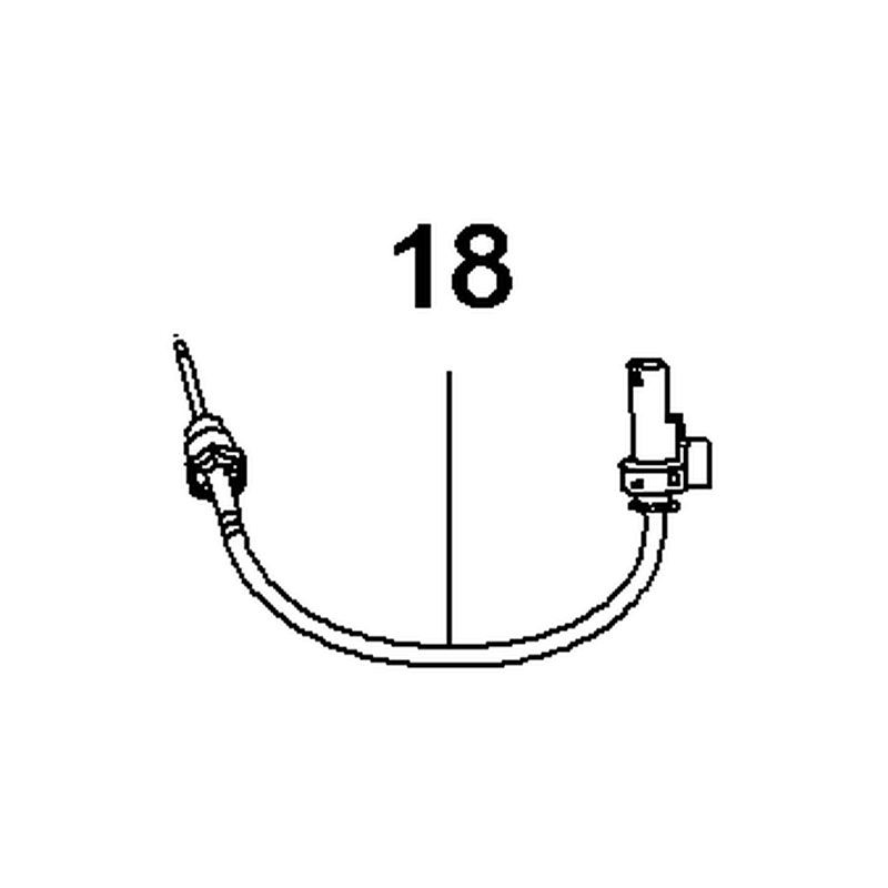 Czujnik temperatury spalin 55512100 (Astra K, Cascada, Insignia B, Zafira C)