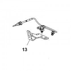 Wspornik czujnika temperatury spalin wydechu 55511451 (Astra K, Insignia B)