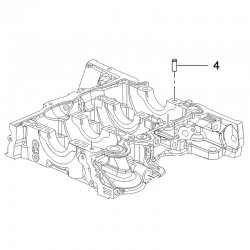Kołek bloku cylindrów 3530355 (Adam, Astra K, Corsa E, Insignia B, Karl, Mokka / Mokka X)