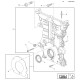 Śruba obudowy rozrządu 11547408 (Adam, Astra K, Corsa E, Insignia B, Karl, Mokka / Mokka X)